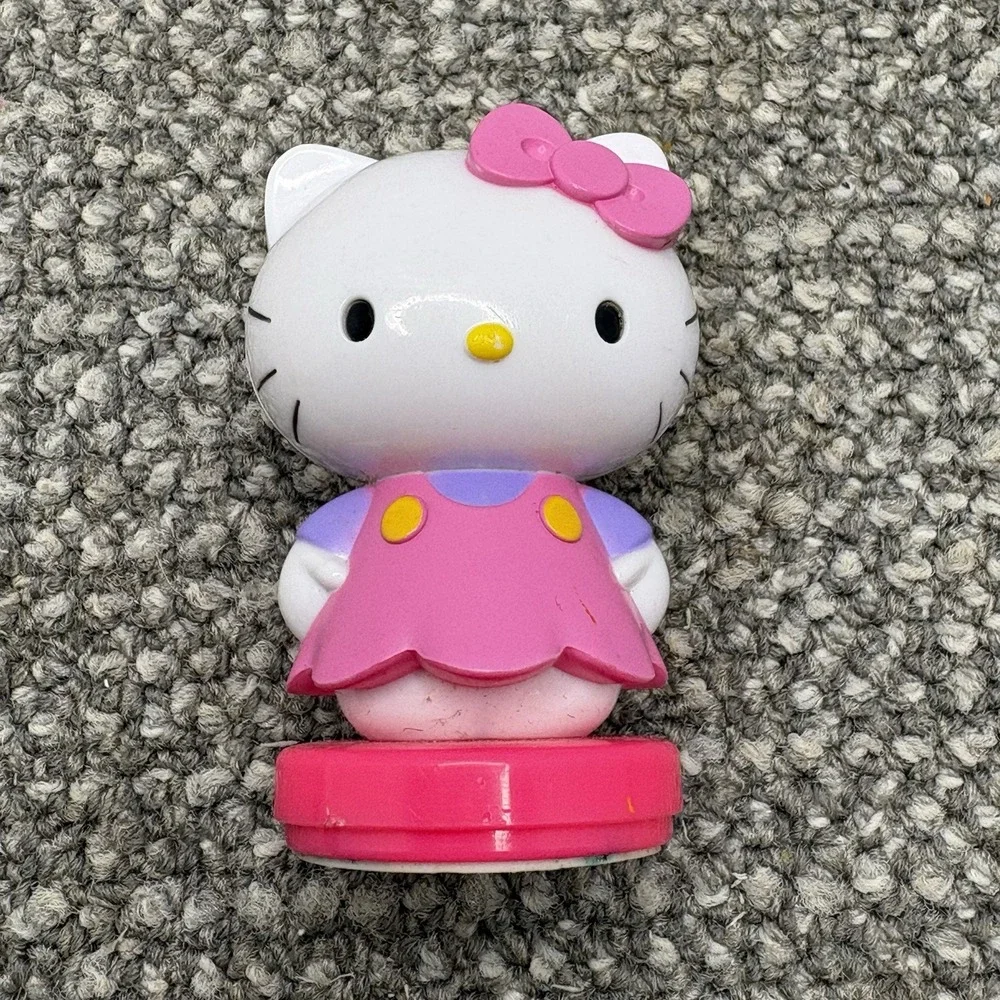 VTG Hello Kitty Collection Fast Food Toys Stamp Paper Puncher Hanging Toys Too